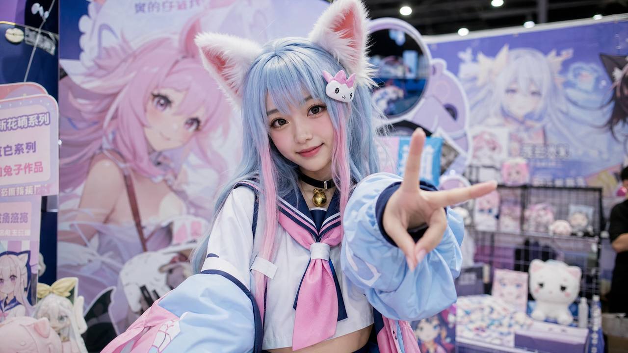 捷克街头动漫cosplay视频